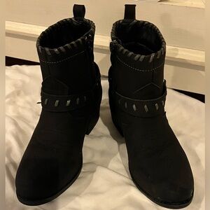 Stylish Black Kids Ankle Boots